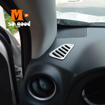

2017 2018 2019 For Nissan Navara NP300 Car Front Small Air Outlet Decoration Cover Trim ABS Chrome Auto Interior Accessories