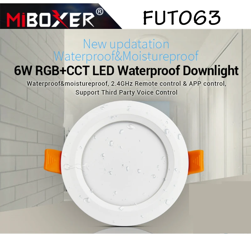 MiBoxer 6W 9W 12W 15W 18W 25W RGB+CCT LED Downlight Ceiling Spotlight FUT060 061 062 FUT063 FUT064 FUT065 FUT066 FUT068 FUT069 down lights led LED Downlights