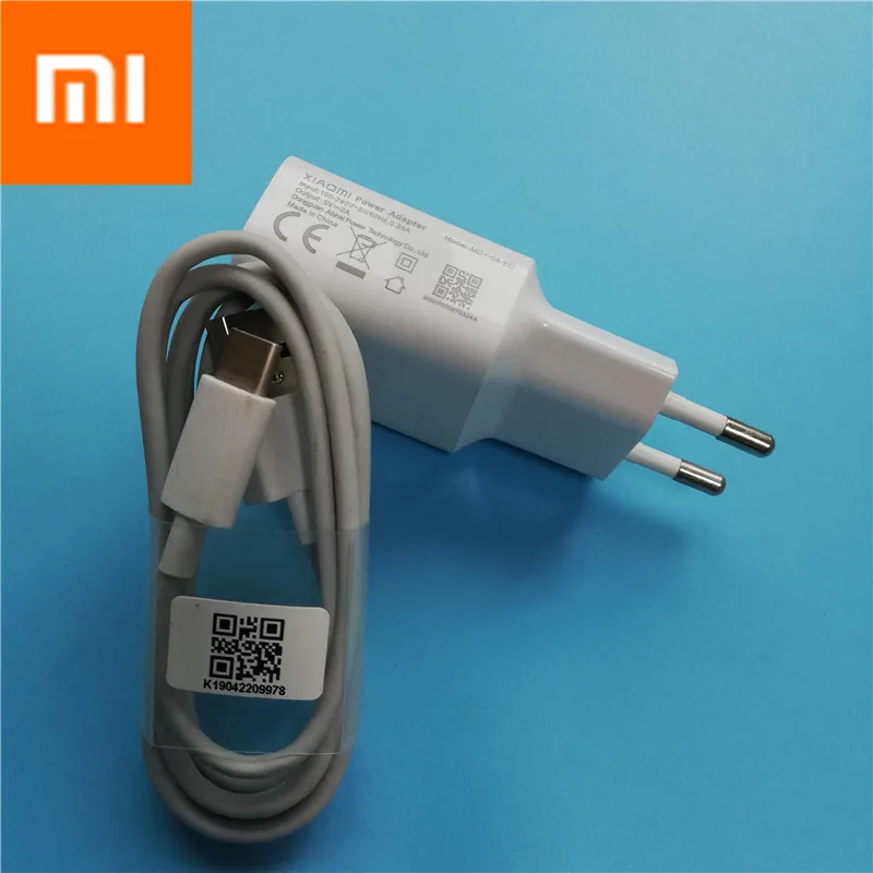 Адаптер зарядного устройства XIAO mi cro USB/type-C для mi A1 A2 lite 5 6 8 SE lite pro Red mi Note 5 6 pro PLUS 5a 4x S2 - Тип штекера: EU and TYPE C cable