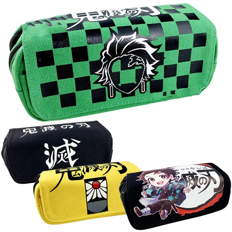 

Ghost Blade Series Pen Bag Creative Student Pencil Case Teenager Boy Girl Storage Bag Kids School Supplies Stationery