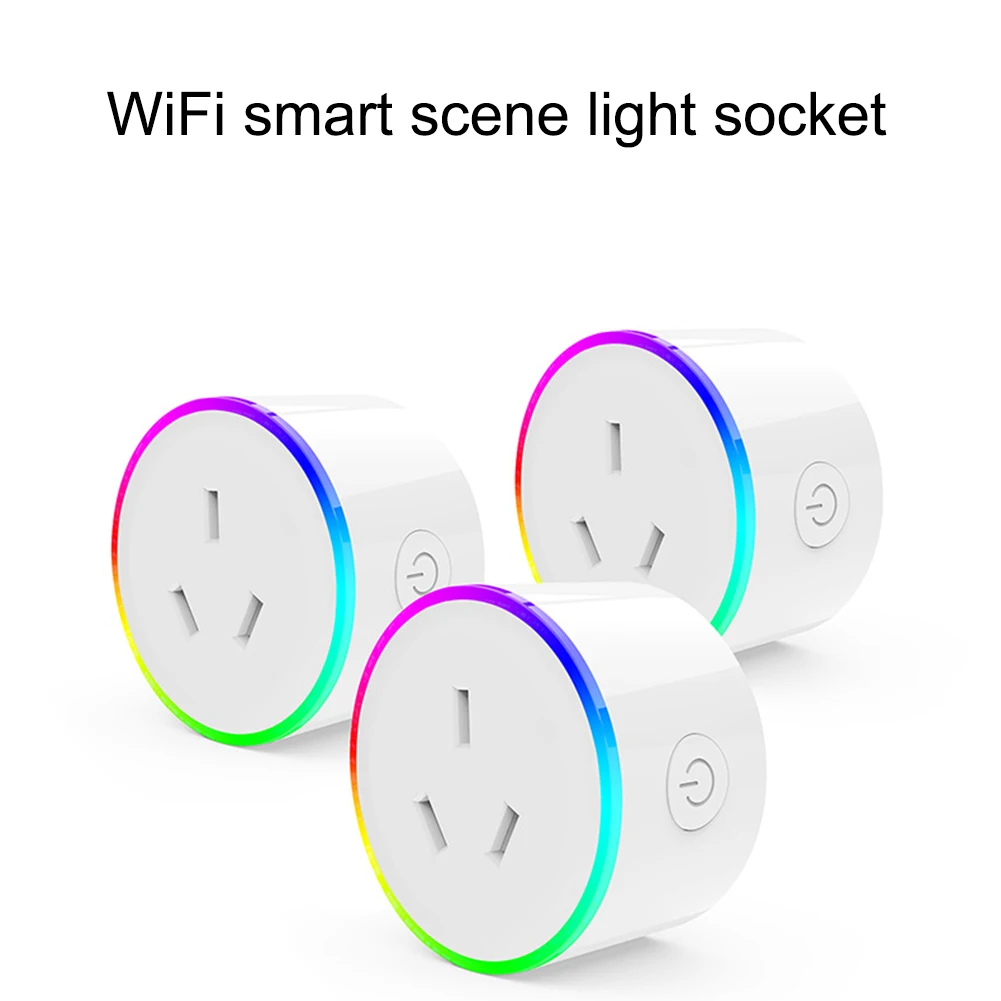 

AU WiFi Smart Wireless Plug EU US UK Adaptor Remote Voice Control Power Energy Monitor Outlet Timer Socket for for Phone App