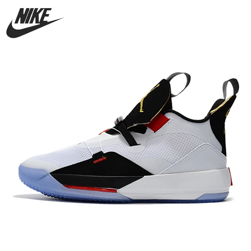 

Nike Air Jordan AJ33 Medium cut Zoom Air Basketball Shoes for Men Rubber Breathable Mens Jordan Sneakers