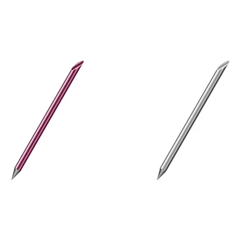

2 Pcs Metal Fountain Pen Luxury Eternal Pen Gift Box Inkless Pen Environmental Pencil, Silver & Rose Gold