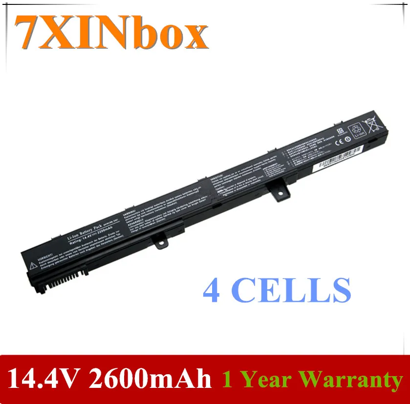 7XINbox 14,4 V 2600 мА/ч, A31N1319 A41N1308 Батарея для Asus X551 X551M X551C X551CA X551MA A41 D550 0B110-00250100 YU12008-13007D