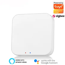 Zigbee 3.0 gateway hub inteligente sem fio casa ponte homekit tuya app controle remoto zigbee protocolo suporte alexa google assistente