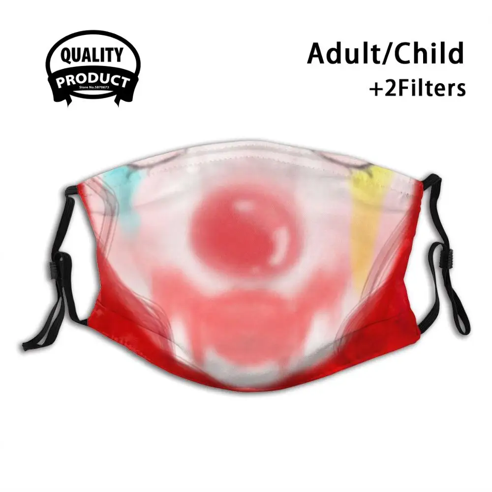 

Многоразовая маска для рта Clownin, моющаяся маска с фильтром против пыли, маски для лица, клоун, цирковая палатка, страшный ужас, страх, цвет глаз