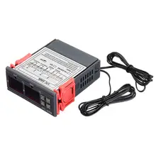 Двойной цифровой термостат инкубатора Температура контроллер два реле Выход терморегулятор 10A нагревательные охладительные STC-3008 24V