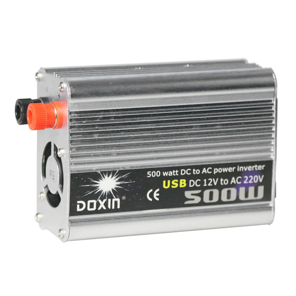 Doxin 500W DC 12 V/24 V to AC 110 V/220 V модифицированный синусоидальный автомобильный преобразователь