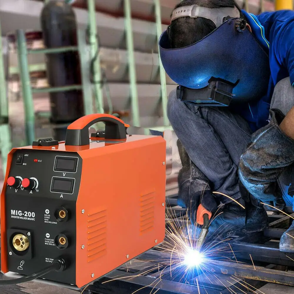 Многофункциональный сварочный агрегат TIG/MMA/MIG сварщик 110V/220V бтиз инвертор 3in1