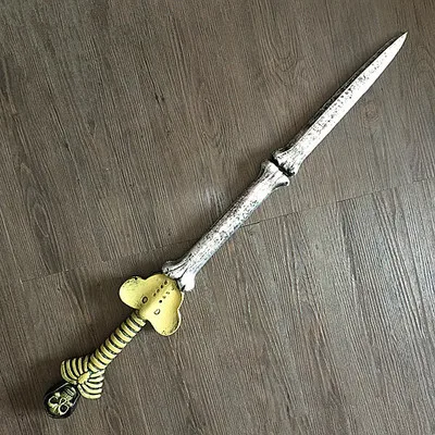 Cos анимация меч оружие Pu материал детские игрушки Меч череп моделирование оружие Хэллоуин реквизит 97 см - Цвет: Белый