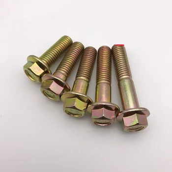 

M5 Hexagon Flange Screw GB5787 External Hex Comes with pad Bolts Q184 Color zinc