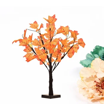

1PC Maple Tree Light Hanging Battery Operated Christmas Garden Light without Battery
