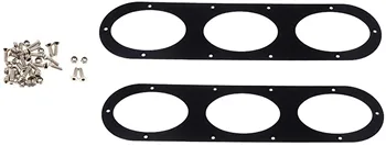 

Rear Bumper Race Air Diversion Diffuser Panel for Car Styling Rear Bumper Diffuser Panels with Installation Screws 2 Sets