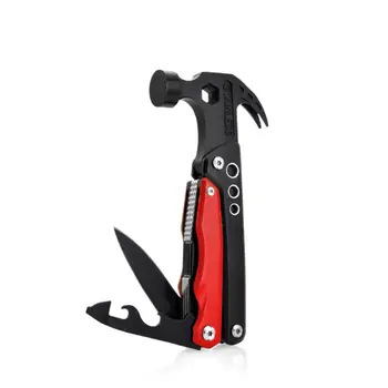 

Multifunctional Hammer Pliers Multitool Knife Stainless Steel AluminumNail Puller Wire Cutter EDC Tool 16x7.5x2.5cm