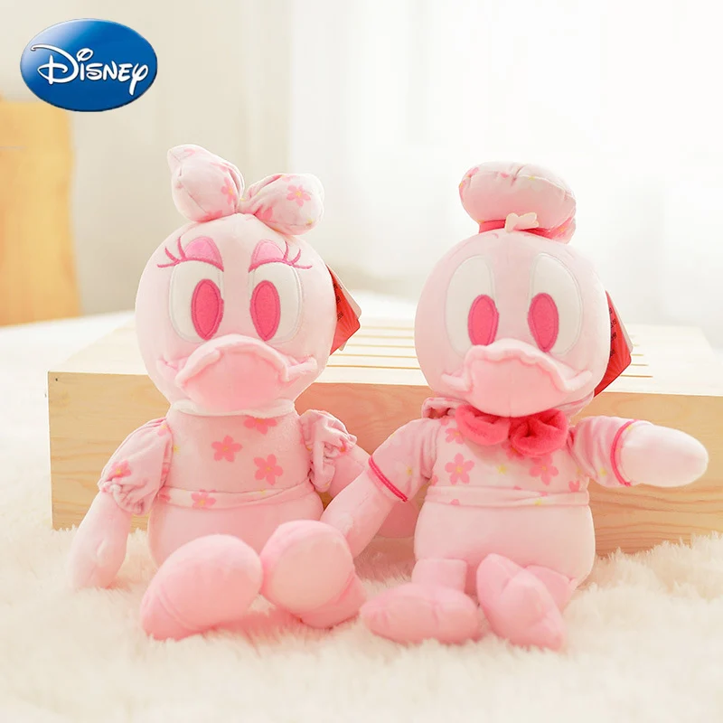 Disney Милая аниме плюшевая игрушка подарок розовый цвет персика сезон Дональд Дак