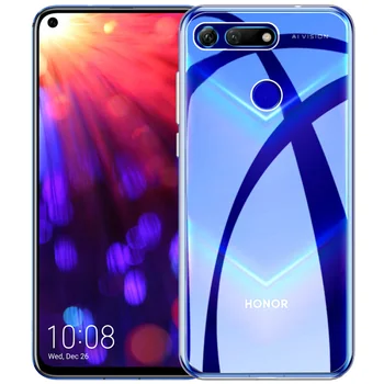 

100PCS Transparent Protective Back Case For Huawei Honnor 20 Pro 20i V20 Note 10 9 Lite 8X Max Play Slim Soft TPU Silicone Cover