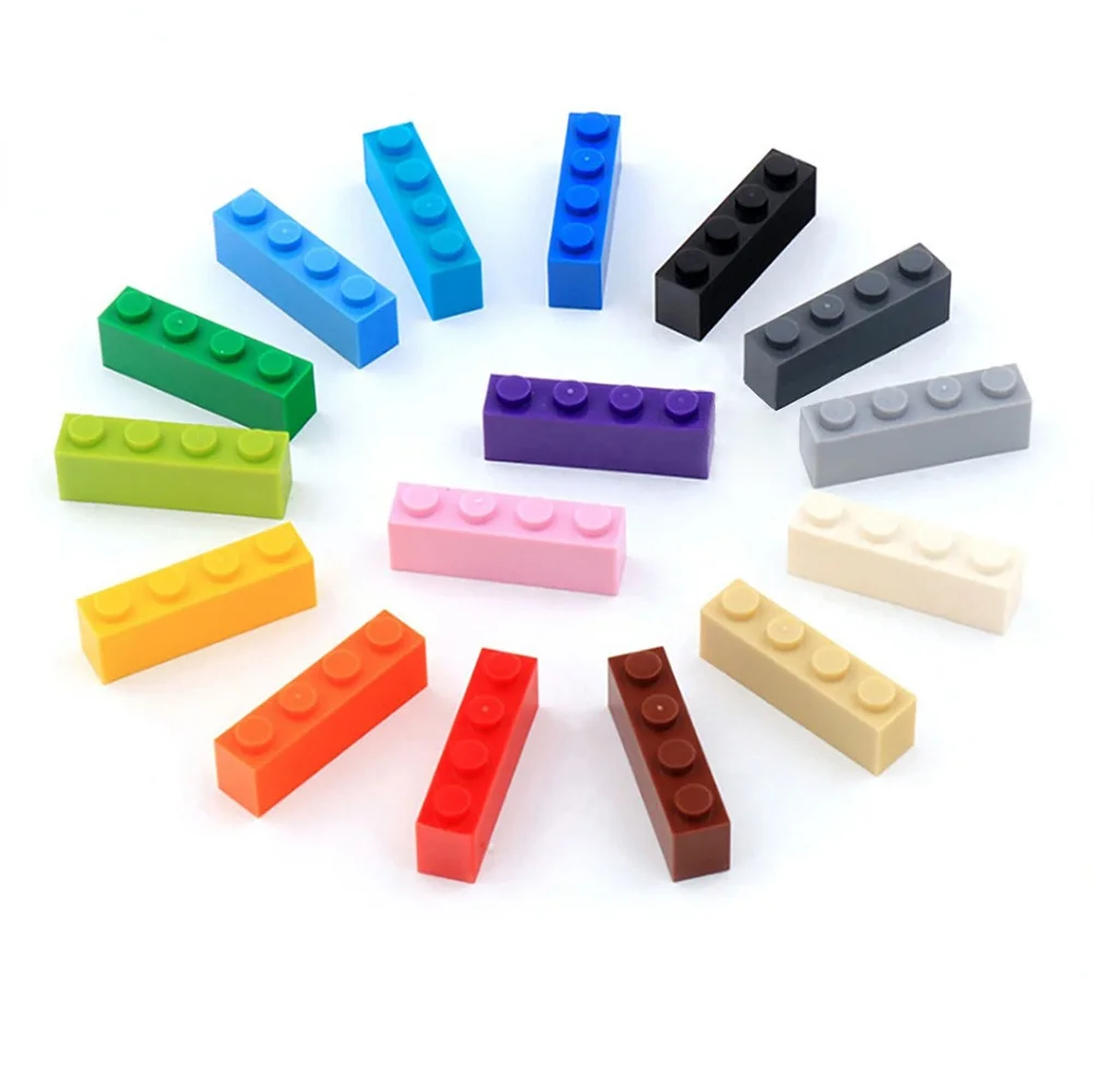 Блоки 1x4 для Детского конструктора толстые 10 шт. | Игрушки и хобби