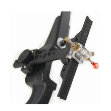 Лук и Стрела стрельба Plsatic одно отверстие прицел Регулируемый прицел зеркало