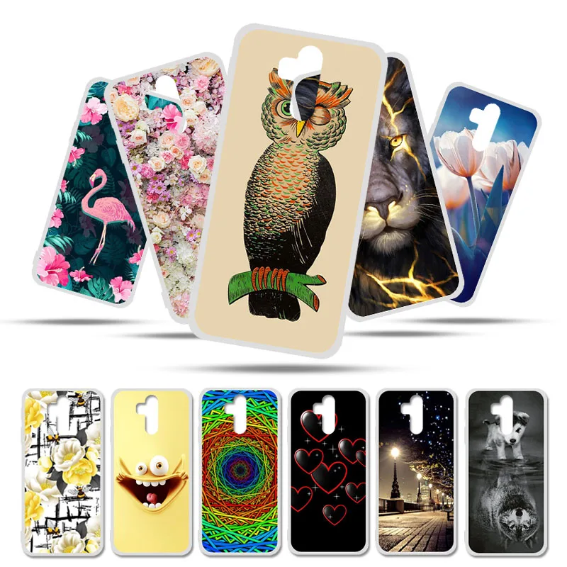 

Bolomboy Painted Case For Oukitel K9 Case Silicone Soft TPU Cases For Oukitel K12 Cover Wildflowers Cute Animal Bags