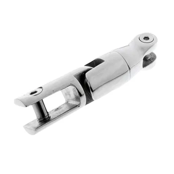 

Marine Boat Multi-Directional Anchor Double Swivel Connector, Up to 5/16 inch Chain - 316 Stainless Steel