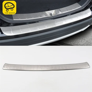 

CAR MANGO Car Styling Rear Door Trunk Bumper Fender Protector Sill Cover Frame Sticker Accessories for Mitsubishi Outlander 2017