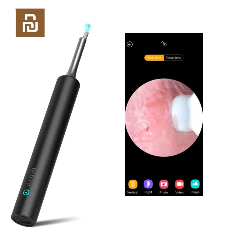 Youpin Bebird T5 3 5 мм 2.0MP IP67 HD визуальная ухочистка в ушах эндоскоп для чистки ушей