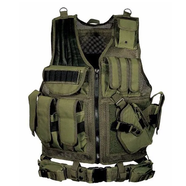 US $24.72 Outdoor Men Military Tactical Vest Paintball Camouflage Molle Hunting Vest Assault Shooting Hunting