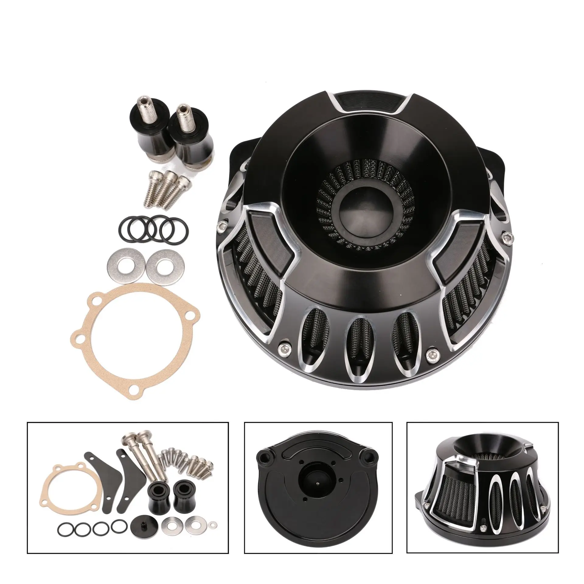 

Wholesale Supply Motorcycle Accessory Harley SUV Refit CNC Aluminum Retro Air Filter
