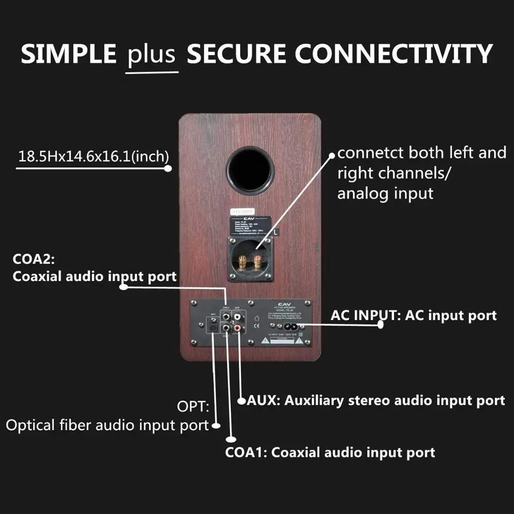 Книжная полка CAV динамик 2 0 с Bluetooth звуковая система деревянная музыкальная