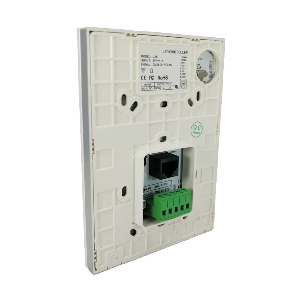 Новый светодиодный DMX мастер 2 4 GHz RF Беспроводной Rgb контроллер Стекло сенсорный