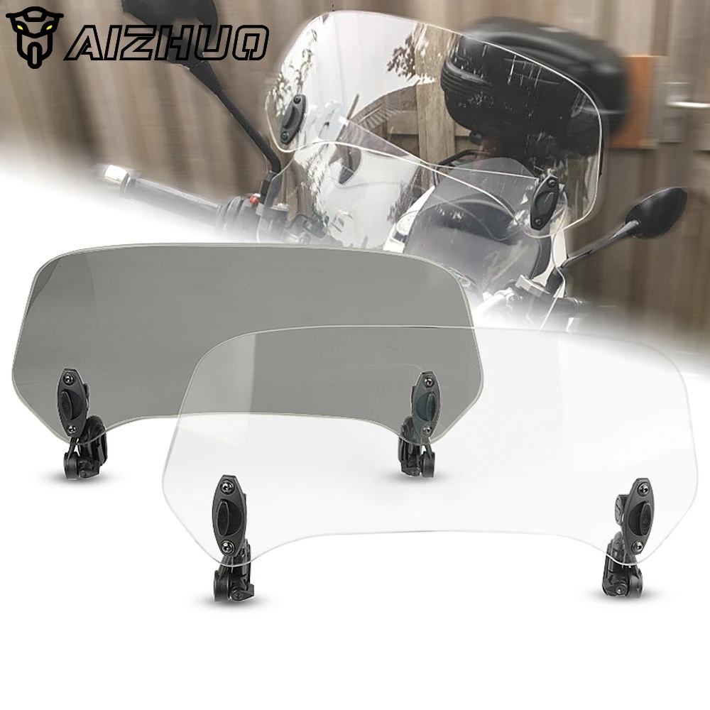 

FOR HONDA CB125R Shadow 600 750 1100 CRF250L NC750X NC750D CB1300 CB400 Motorcycle Wind Screen Windshield Spoiler Air Deflector