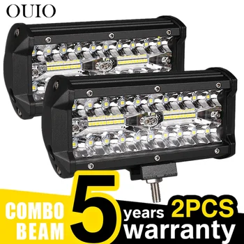 

7" Car Light Assembly 120W Combo Beams Fog Lights for Cars Led Work Light Bar for Offroad Tractor Truck 4x4 SUV