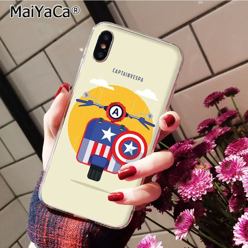 A12 MaiYaCa Vespa скутер окрашенный чехол для телефона iphone 11 Pro 11Pro MAX 8 7 6S Plus X XS MAX 5 5S SE XR 10 Capa - Цвет: A12