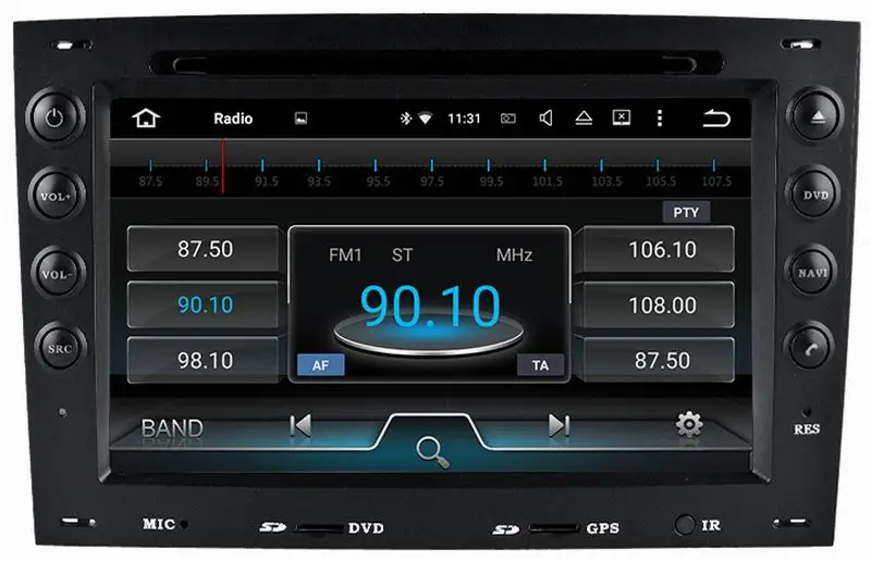 Автомагнитола для Renault Megane II мультимедийный плеер на Android 7 1 с дюймовым дисплеем GPS