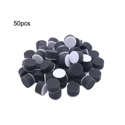 25mm 50-Pack Sponge Buffing and Polishing Pads - Rough, Medium, and Fine for Mini Auto Detailing and Waxing (Black)