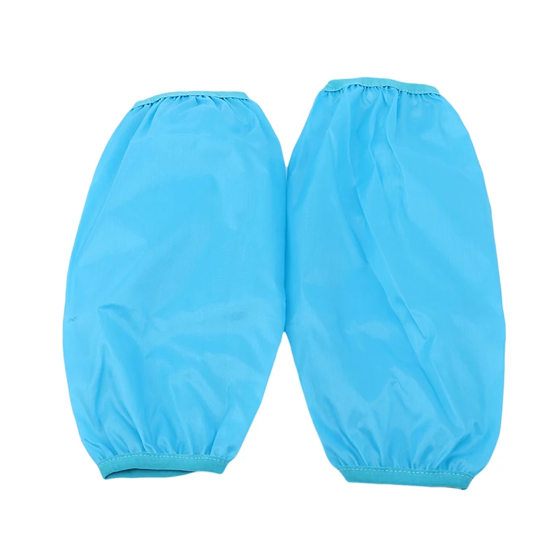 blue Women Cleaning Sleeve Oversleeve Anti-fouling Waterproof leeve Arm Protector Home Cleaning Supplies Housework Housekeeping - Цвет: blue