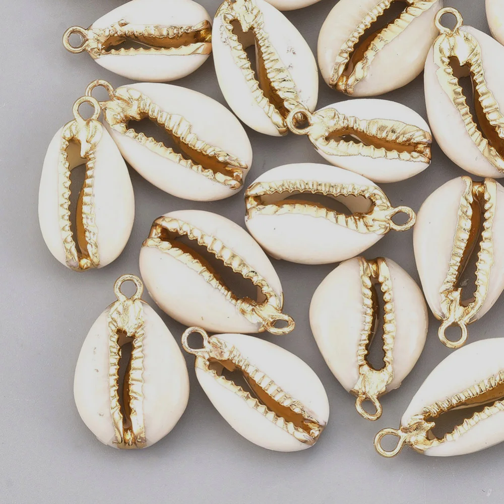 50 шт. подвески в виде раковины Cowrie Sea для самостоятельного изготовления ожерелий