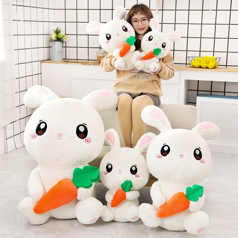 

Cute wei xiao tu Doll Pillow Doll Feeding Bottle Rabbit Doll Carrot Rabbit Heart Rabbit Plush Toy