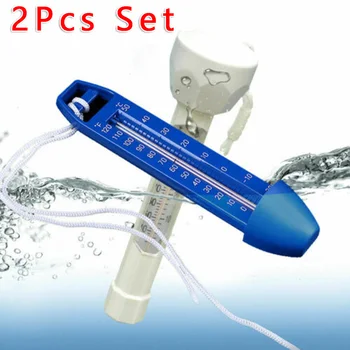 

2Pcs/Set Swimming Pool Water Temp Meter Floating Thermometer Temperature Gauge