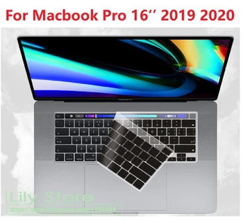 

Silicone Notebook Keyboard Cover skin Protector for MacBook Pro 16" and 2020 MacBook Pro 13" with Magic Keyboard A2289 A2141