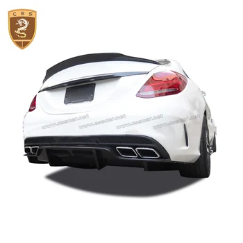 

Carbon Fiber PSM Style Front Lip Bumper Carbon Diffuser Fits For Merceds W205 C63 4 Door Sedan 2 Door Coupe 2016 2017 2018