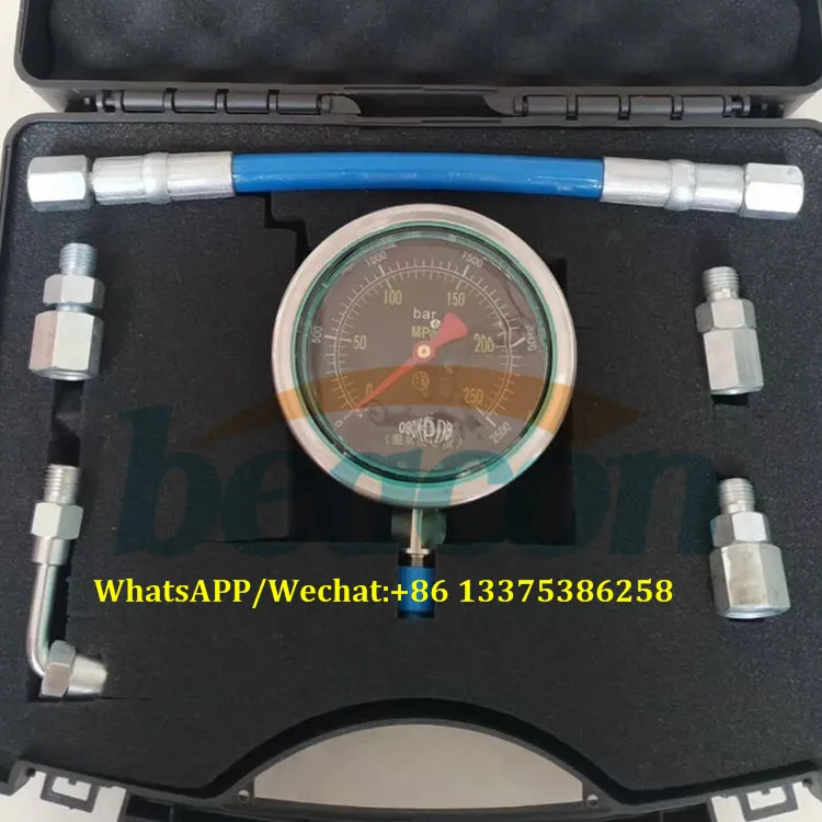 Высокое давление common rail дизельный топливный инжектор насос системы метр 2500bar манометр 250MPA