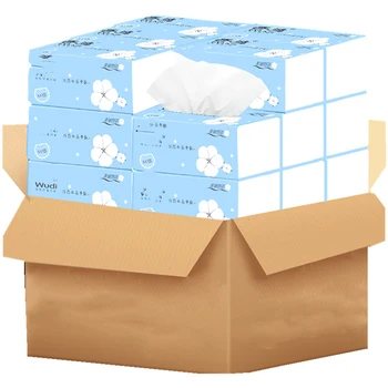 

30 Packs Natural Wood Facial Tissue Advanced Portable Cleaning Baby Camping Meal Toilet Paper for Car Home Office Outdoor Use