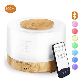 

Ultrasonic Air Humidifier Diffuser Mist Maker for Car Home Office Electric Humidifier Essential Aroma Oil Diffuser EU Plug