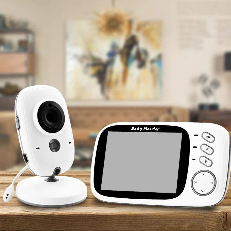  VB603 Wireless Video Color Baby Monitor with 3.2Inches LCD 2 Way Audio Talk Night Vision Surveillan