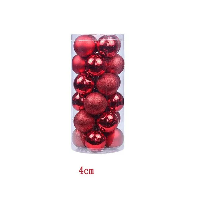 24 PCs decoration for Christmas tree balls елочный ball toy toys | Дом и сад