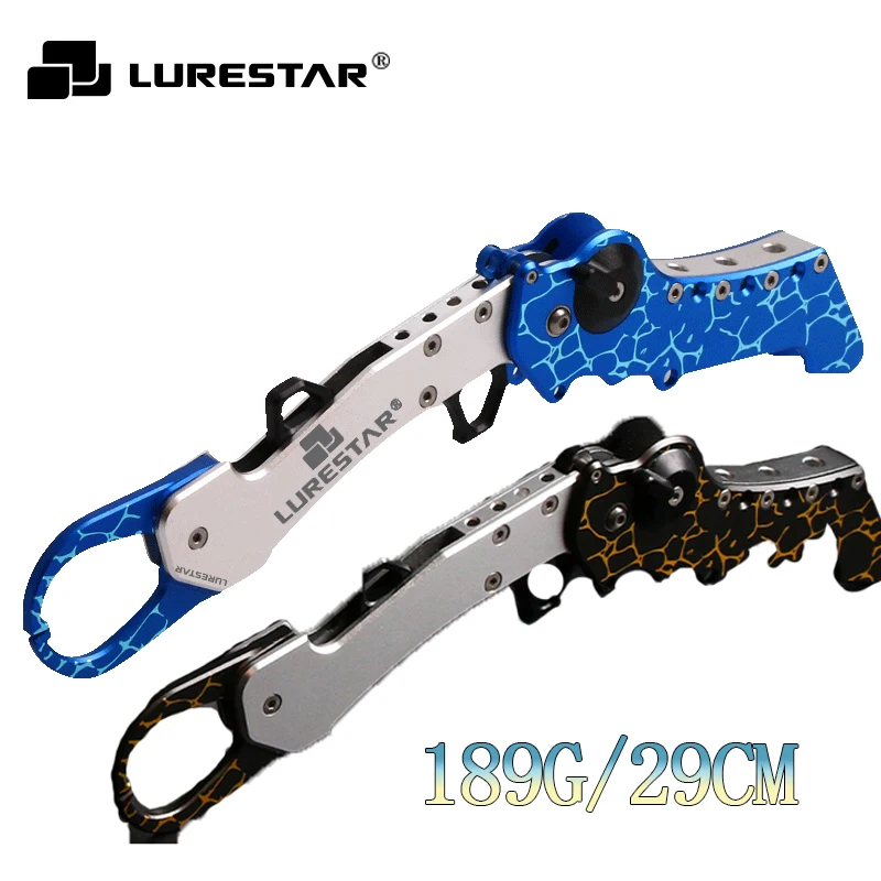 189g-29cm-folded-lip-clamp-grabber-fishing-tackle-gripper-accessory-clip-nipper-strong-durable-anti-corrosion-flexible-rope