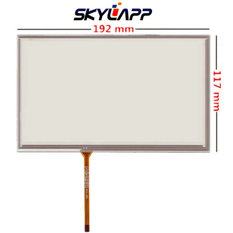 

8''Inch TouchScreen 192mm*117mm For Navigation Resistance Handwritten Touch Panel Screen Glass Digitizer Repair Free Shipping