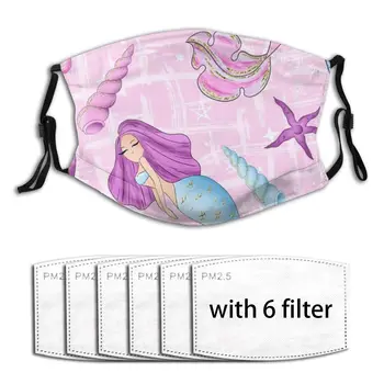 

Anti Dust Windproof Breathable 2020 Summer Face Masks Mermaid PM2.5 Filter Protector Dust Haze Male