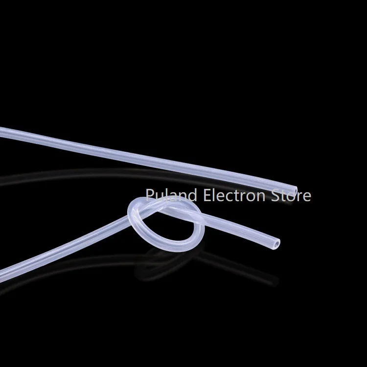Прозрачный ID 2 мм x 5 мм OD силиконовые трубки пищевой гибкий шланг для напитков термостойкость нетоксичные экологические